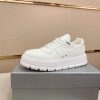 Prada White Leather Sneakers