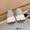 Prada Ivory Leather Sneakers