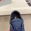 Prada Navy Blue Leather and Re-Nylon Sneakers