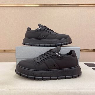 Prada Black Re-Nylon Sneakers
