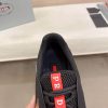 Prada Black Men's Re-Nylon and Leather Sneakers