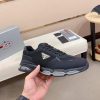 Prada Black Men's Re-Nylon and Leather Sneakers