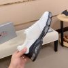 Prada White Men's Re-Nylon and Leather Sneakers