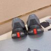 Prada Grey Men's Re-Nylon and Leather Sneakers