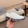 Prada White Men's Re-Nylon and Leather Sneakers
