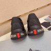 Prada Black Men's Re-Nylon and Leather Sneakers