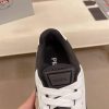 Prada Black and White Men's Re-Nylon and Leather Sneakers