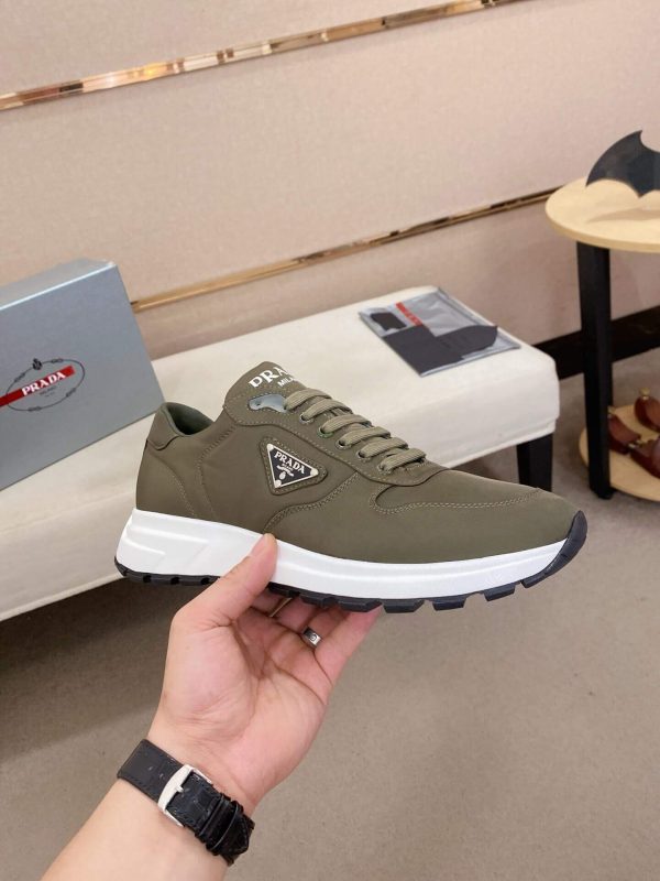 Prada Military Green Prax 01 Re-Nylon Sneakers