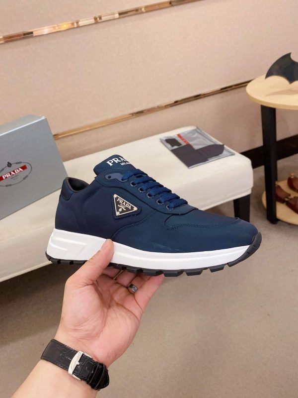 Prada Prax 01 Re-Nylon Sneakers in Navy Blue