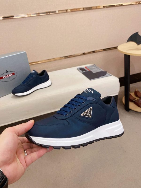 Prada Prax 01 Re-Nylon Sneakers in Navy Blue