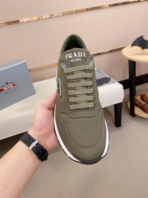 Prada Military Green Prax 01 Re-Nylon Sneakers