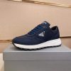 Prada Prax 01 Re-Nylon Sneakers in Navy Blue