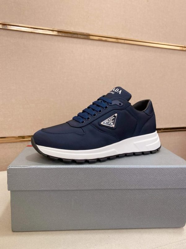 Prada Prax 01 Re-Nylon Sneakers in Navy Blue