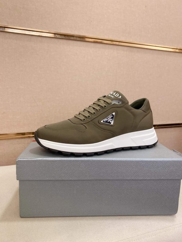Prada Military Green Prax 01 Re-Nylon Sneakers