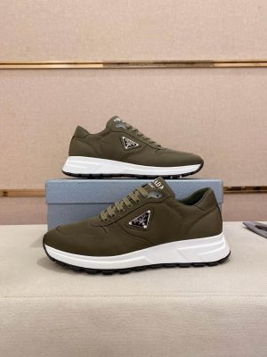 Prada Military Green Prax 01 Re-Nylon Sneakers
