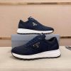 Prada Prax 01 Re-Nylon Sneakers in Navy Blue