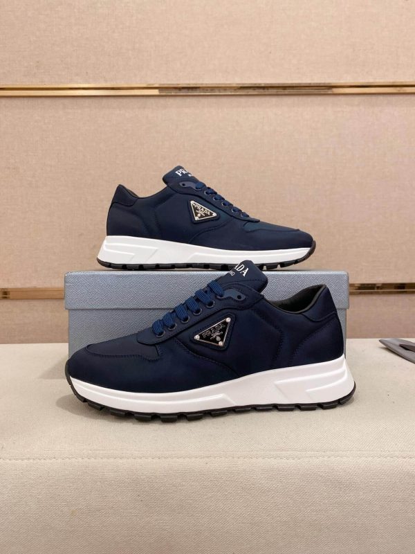 Prada Prax 01 Re-Nylon Sneakers in Navy Blue