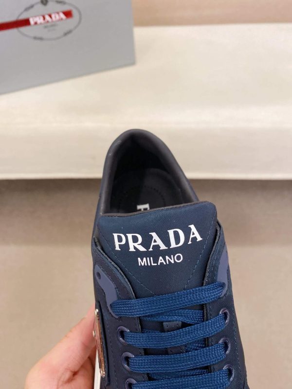 Prada Prax 01 Re-Nylon Sneakers in Navy Blue