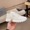 Prada Prax 01 Leather Sneakers in All White
