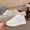 Prada Prax 01 Leather Sneakers in All White