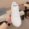Prada Prax 01 Leather Sneakers in All White
