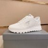Prada Prax 01 Leather Sneakers in All White