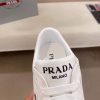 Prada Prax 01 Leather Sneakers in All White