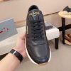 Prada Prax 01 Leather Sneakers in Black