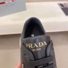 Prada Prax 01 Leather Sneakers in Black