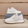 Prada Prax 01 Leather Sneakers in White