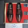 Pradaformalshoes_1_7b052242-d473-487f-b77c-f436ab95377c PRADA “Cognac Crest” Patina Brogue Lace-Ups