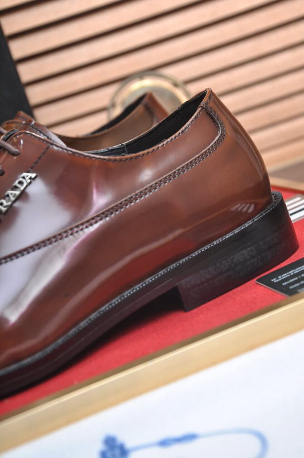 Pradaformalshoes_2_7eb439fd-07bc-4eaf-a256-18dde4a2d88c (1) Prada Brown Patent Leather Oxford Shoes