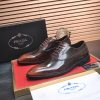 Pradaformalshoes_5_97122078-0779-4ab0-8706-776b52dd3c37 PRADA “Cognac Crest” Patina Brogue Lace-Ups