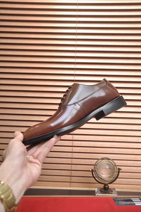 Pradaformalshoes_6_6135d826-8fbc-4c88-908a-812df48ea028 Prada Brown Patent Leather Oxford Shoes