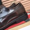 Pradaformalshoes_8_6ccdb9c7-2cad-495d-a87f-3a994bffeb8f PRADA “Cognac Crest” Patina Brogue Lace-Ups