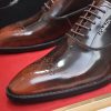 Pradaformalshoes_9_57946123-17ff-46dc-8f0c-2197956d4fbb PRADA “Cognac Crest” Patina Brogue Lace-Ups
