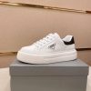 White & Black Prada Downtown Sneaker