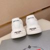 All-White Prada Downtown Sneaker