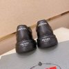 All-Black Prada Downtown Leather Sneaker