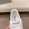 White & Black Prada Downtown Sneaker