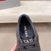 All-Black Prada Downtown Leather Sneaker