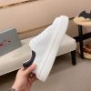 White & Black Prada Downtown Sneaker