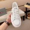 White & Black Prada Downtown Sneaker