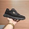 Black & Gold Prada Prax 2.0 Sneakers