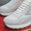 White & Silver Prada Prax 2.0 Sneakers