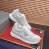 White & Silver Prada Prax 2.0 Sneakers