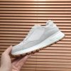 White & Silver Prada Prax 2.0 Sneakers