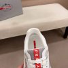 Prada America's Cup Re-Nylon Sneaker in White and Grey