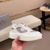 Prada America's Cup Re-Nylon Sneaker in White and Grey