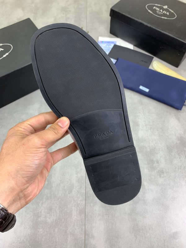 Prada Marble Grey Crocodile Leather Crisscross Sandals